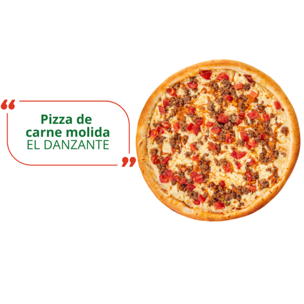 Pizza de carne molida