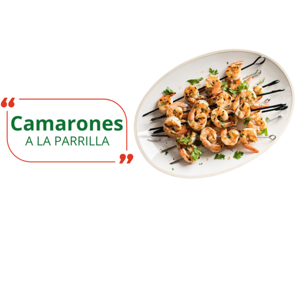 Camarones a la parrilla